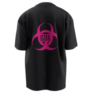 BASIC TEE NEON PINK LOGO