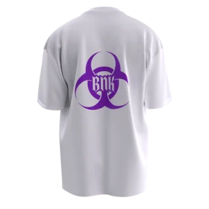 BASIC TEE NEON PURPLE LOGO