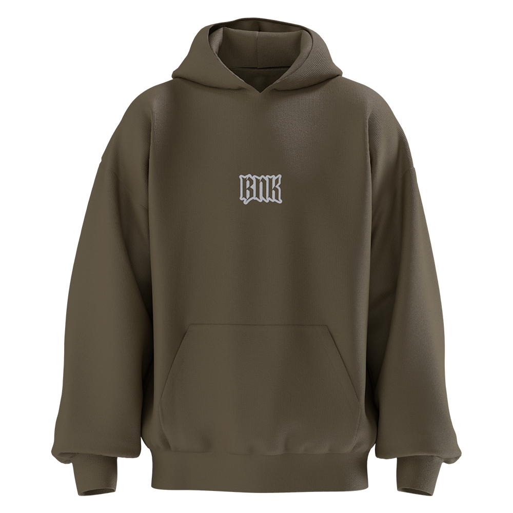 BASIC HOODIE WHITE LOGO - immagine 2